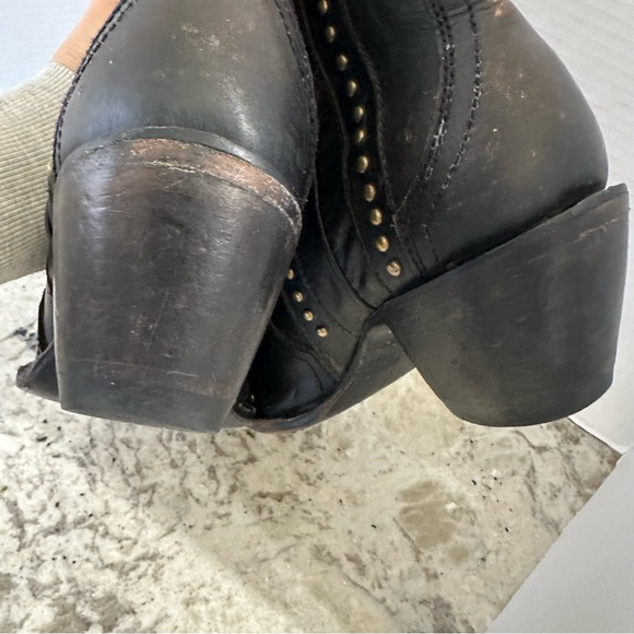 Idyllwind Walk This Way Studded Snip Toe Western Boot Black Tall Shaft Women 8.5 - Picture 9 of 16